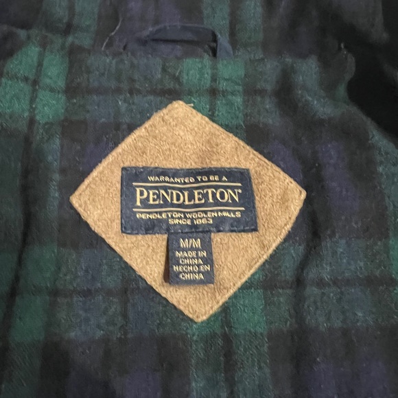 Pendleton Wool Sherpa navy jacket - Picture 2 of 4